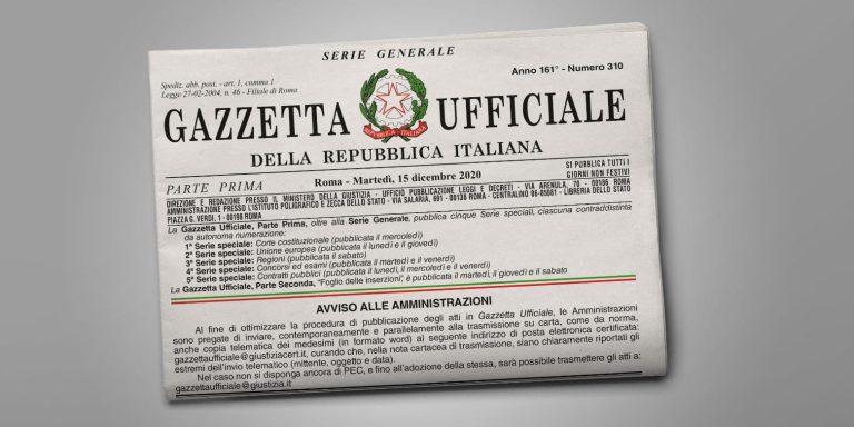 amendments to decree 36 - gazzetta ufficiale